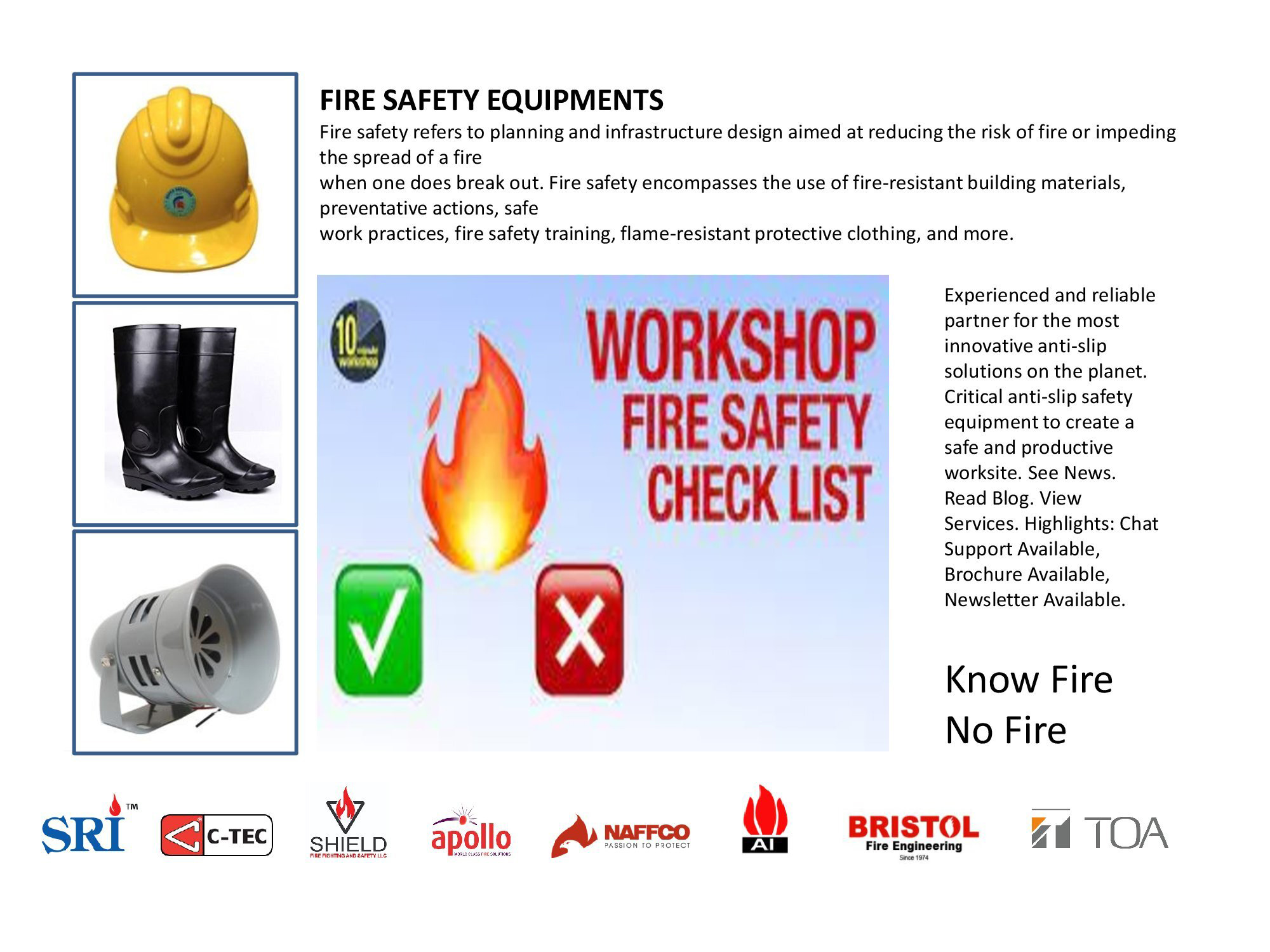 FIRE SAFETY EQUIPMENTS